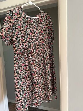 Floral boxy dress